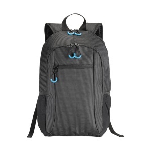 Dobby nylon laptop backpack with 3 pockets - Img 2