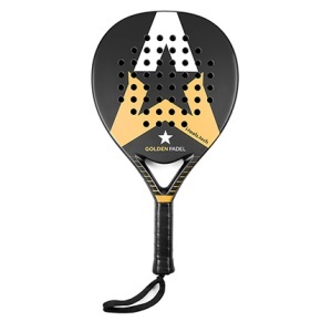 GC Racheta de padel i-tools.tech golden din fibră de sticlă. cu husa de umăr