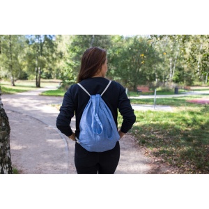 Geantă din bumbac reciclat 2 în 1, geantă cu șnur și geantă de cumpărături | Jamarion - Img 2