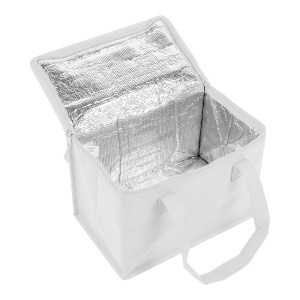 Geantă frigorifică din material nețesut laminat, cu interior argintiu - Img 19