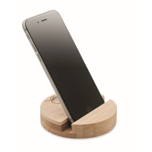 GROW ROUND STAND Birch Wood phone stand - Img 2