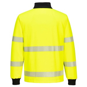 Hanorac 3 Hi-Vis cu fermoar 1/4 - Img 4