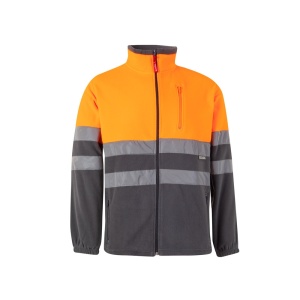 hi!™ VL EROS LARGE Jachetă fleece în două tonuri (280g/m²), din poliester (100%)