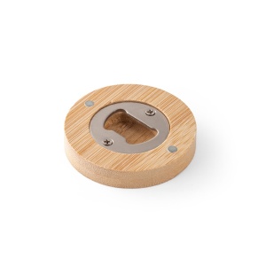 HI AMCHUR. Coaster din bambus cu decapsulator - Img 3