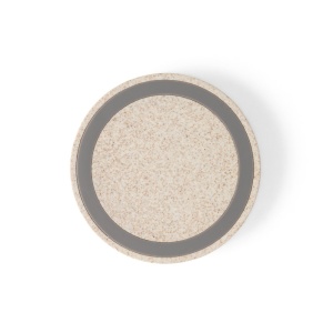 HI CUVIER. 15W wireless charger in recycled ABS (65% rABS) and wheat straw fiber (35%) - Img 3