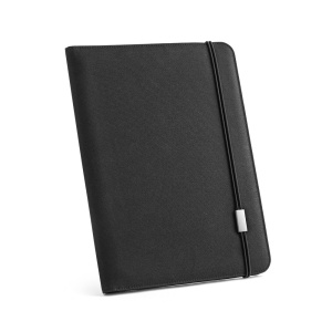 HI EMERGE FOLDER II. Mapa 300D poliester reciclat (100% rPET) A4 cu închidere elastică - Img 3