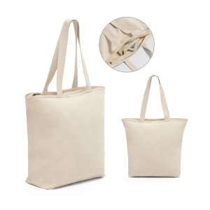 HI HACKNEY. Sacosa din bumbac 100% cu fermoar (280 g/m²)