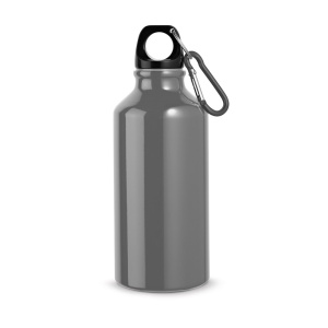 HI LANDSCAPE S. Aluminium sports bottle with carabiner 400 mL - Img 13