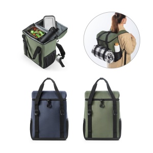 HI ROMA L. Thermal backpack padded in recycled polyester 600D ripstop 16 L