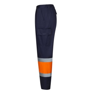 HI VL ARTEMIS. Two-tone trousers, in twill (190g/m²), cotton (20%) and polyester (80%) - Img 13
