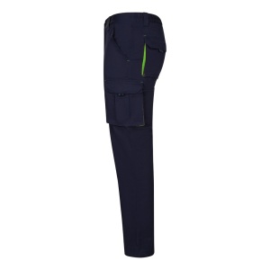 HI VL FIDES. Two-tone, multi-pocket stretch trousers (240g/m²), in cotton (46%), EME (38%) and polyester (16%) - Img 37