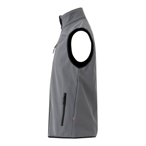 HI VL VARUNA. Soft shell vest (280g/m²), with polar lining, in polyester (94%) and elastane (6%) - Img 14