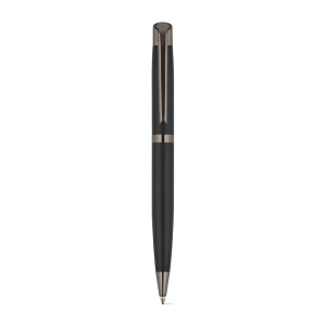 KINGSLEY. Set comprising 1 ballpoint pen and 1 rollerball pen in aluminium, with blue Dokumental® ink - Img 3