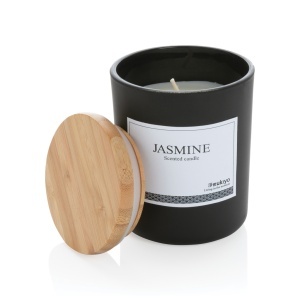 Lumânare parfumată Ukiyo Deluxe cu capac din bambus - Img 2