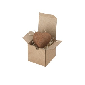 MAK Fobin - Heart Bonbon Box Recycled Cardboard Wildflowers