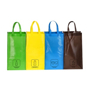 MAK Kunar - Bag Set Laminated Non-Woven 4 Bags 23 x 45 x 23 cm
