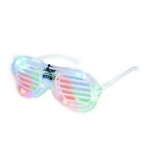 MAK Tarsem - Glasses Multicolour Led Lights. 2 Light Modes. Button Batteries Included - Img 5