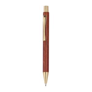 MC Ball pen with wooden coating