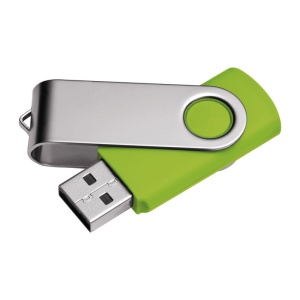 MC USB Stick with leather cover 4GB
