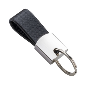 Metal and PU key ring with space for resin logo - Img 3