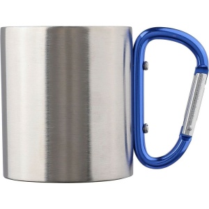 AX Cană metalică 185 ml cu clemă tip carabină