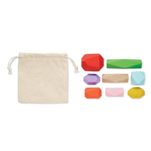 MO™ 8 piese lemn stivuite,în pouch