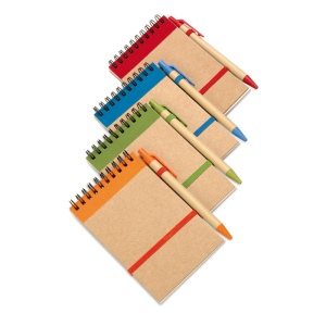 MO™ Bloc notes reciclat și pix