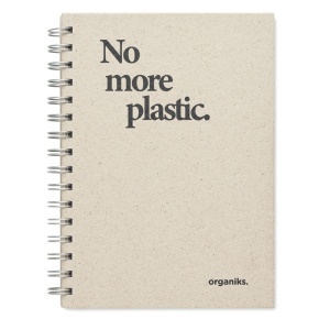 MO GRASS BOOK - Agenda A5 din hârtie de iarbă
