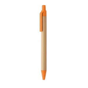 MO ITEA COLOUR - Push button ball pen in bamboo - Img 5