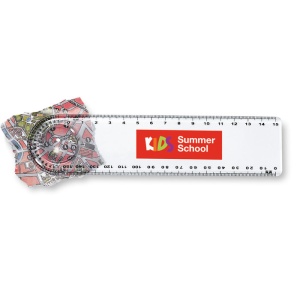 MO LASTA - Riglă cu lupă de 15 cm, plastic