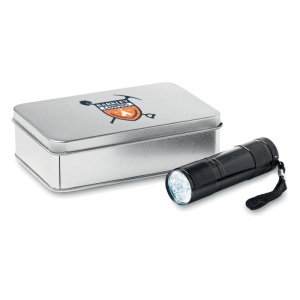 MO LED PLUS - LED torch in tin box