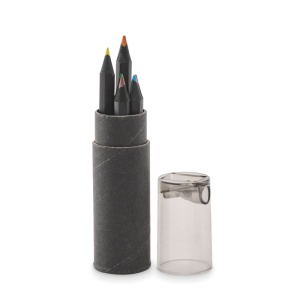 MO NEGRO - 6 creioane de colorat negre