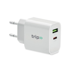 MO PORT - 18W 2 port USB charger EU plug