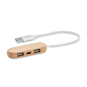MO VINA C 3 port USB hub with dual input