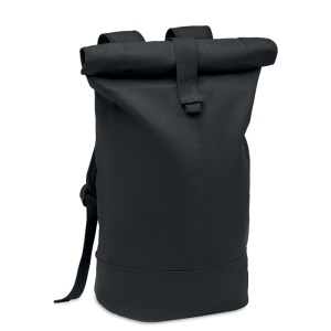 MO ZURICH ROLL - Rolltop washed canvas backpack - Img 2