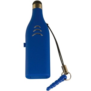 ON™ 4 GB ABS pen drive with touchscreen tip and mini jack to connect it to devices