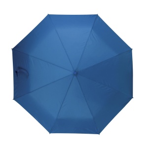ON™ Automatic compact umbrella with curved rubberised handle and matching pouch