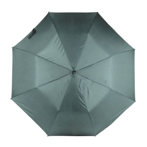 ON™ Automatic compact umbrella with curved rubberised handle and matching pouch