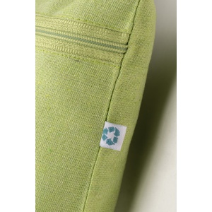 ON™ Document holder made of 180 g/m2 recycled cotton with zipper closure, GRS certified - Img 8