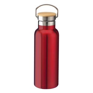 ON™ Double wall stainless steel insulating vacuum flask with bamboo lid (500 ml)