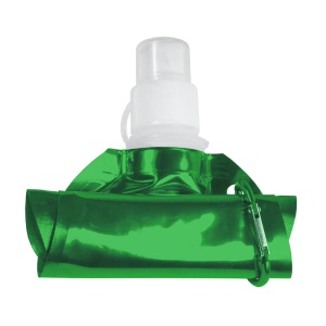 ON™ Foldable PE/PET BPA free water bottle (480ml), with snap hook