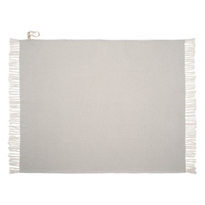 ON™ Fringed blanket made of 100% recycled material