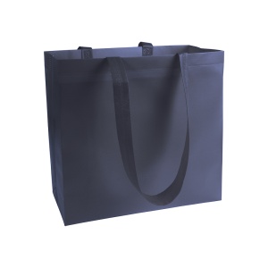 ON™ Laminated non-woven fabric shopping bag with gusset and long handles