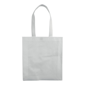 ON™ Heat-sealed 80 g/m2 non-woven fabric shopping bag with gusset and long handles