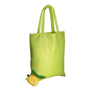 ON™ 190T polyester, orange-, lemon- and blackberry-shaped foldable shopping bag