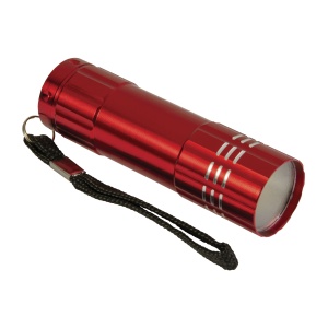 ON™ Aluminium COB LED (Chip On Board) torch with string (batteries NOT included)