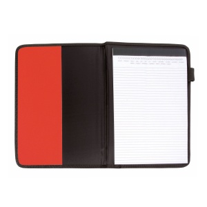 ON™ A4 pad brief folder with pocket and pen loop, ruled pad included