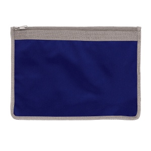 ON™ 420D polyester brief folder, zip closure
