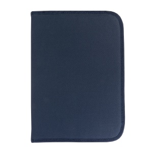 ON™ 600D polyester brief folder with zip closure, 6 inside compartments