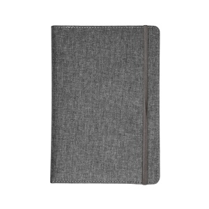 ON™ R-PET cover notebook with elastic, 50 white ruled sheets
